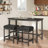 Modern Upholstered Counter Stools with Thick Wide Cushion-402587815-398662321