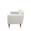 Causeuse à accoudoirs arrondis en velours 75,5 po Cutshall-858027168
