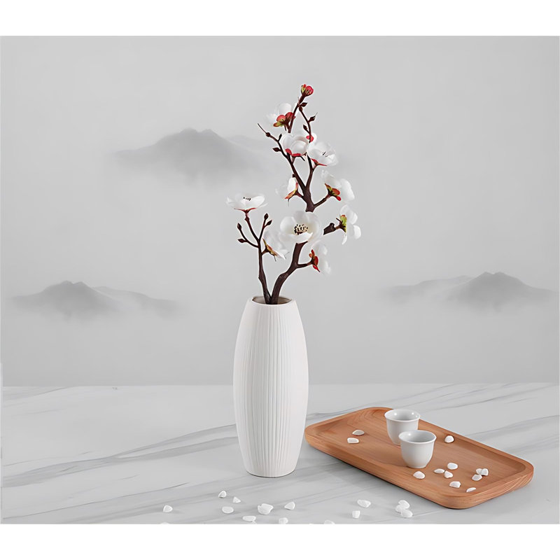 Arrangement de fleurs de prunier, Blanc