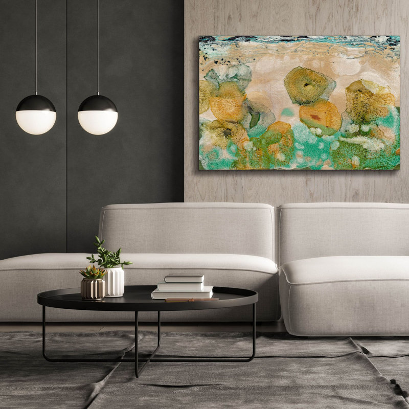 Toile épique «Beneath the Waves 1» par Alicia Ludwig, 60 po x 40 po