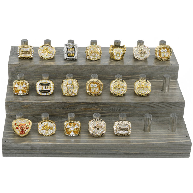 3 Tier 21 Pegs Jewellery Ring Holder