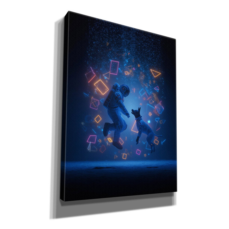 Toile épique «Best Friends To Infinity And Beyond 2» par Ann Klee, art épique graffiti, 40 po x 54 po, H 54 po x l 40 po