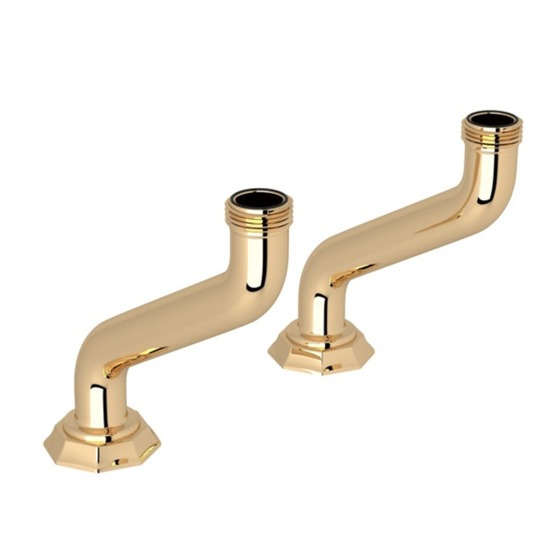 Deco™ Extended Deck Pillar Unions, English Gold