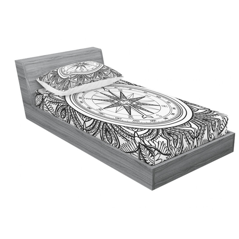 Microfiber Sheet Set, Twin XL Sheet Set with Fitted Sheet