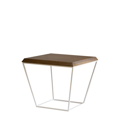 Solid Wood Top End Table