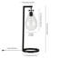 Lampe de table noire 25 po Weston