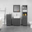 Ricketts 60cm Single Bathroom Vanity Base Only in Grey