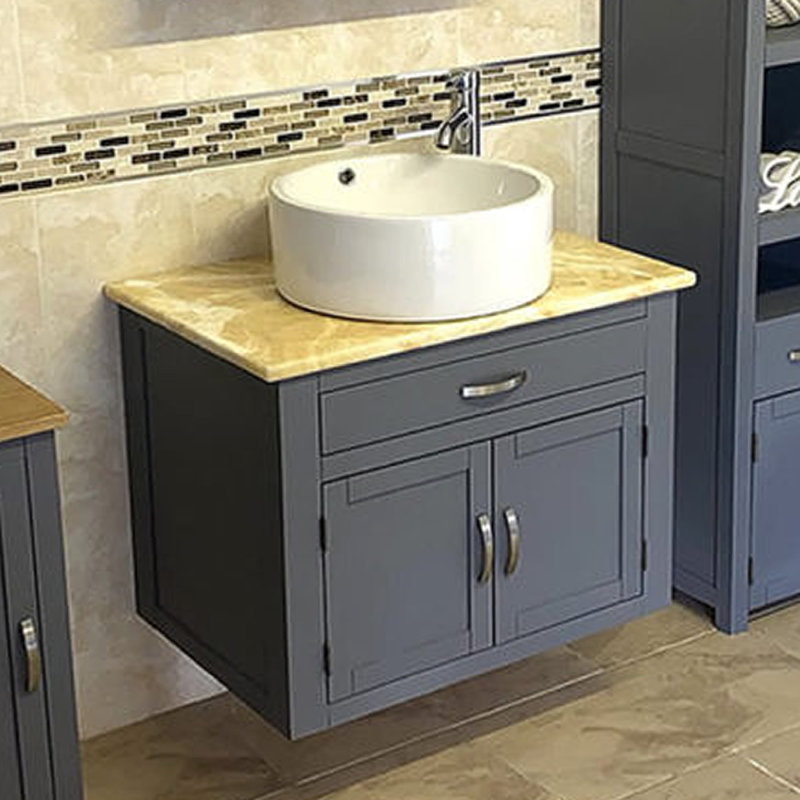 Brackley 750mm Single Bathroom Vanity with Vessel Ceramic Basin