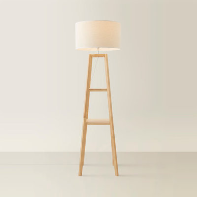 Asteria 150cm Natural Traditional Floor Lamp