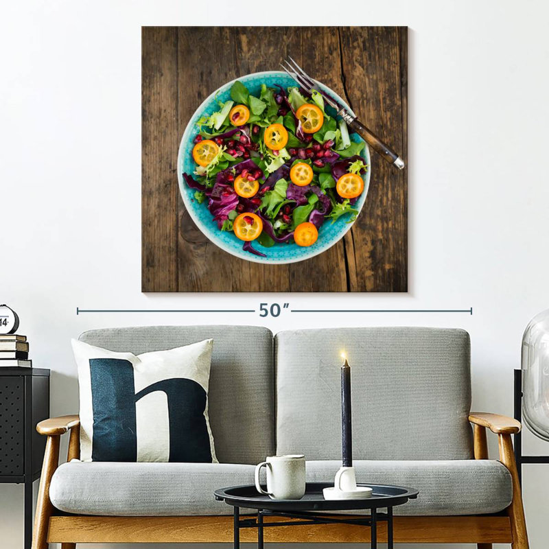 Salade de chou rouge Yarlin avec kumquats, H 33 po x l 33 po