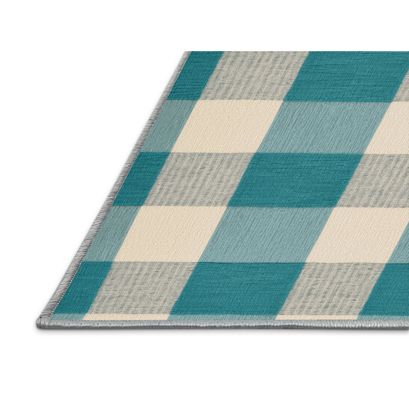 Tapis botanique lavable à la machine, Rond 3 pi