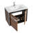 30'' Single Bathroom Vanity with Vitreous China Top-1514560466-1514560470