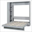 Grand lit escamotable avec tablettes