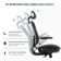 Hopeworth Ergonomic Mesh Office Chair with Adjustable Arms & Swivel Base