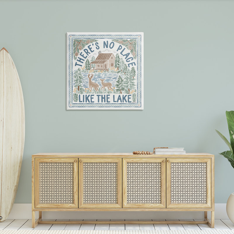 «No Place Like Lake» par Laura Marshall sur, H 36 po x l 36 po