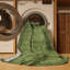 Tapis vert uni lavable à la machine-2096529566