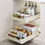 Teleskopschublade, Ausziehbare Schublade Küche, Kuchtchrank Organiser-54046020-54046022