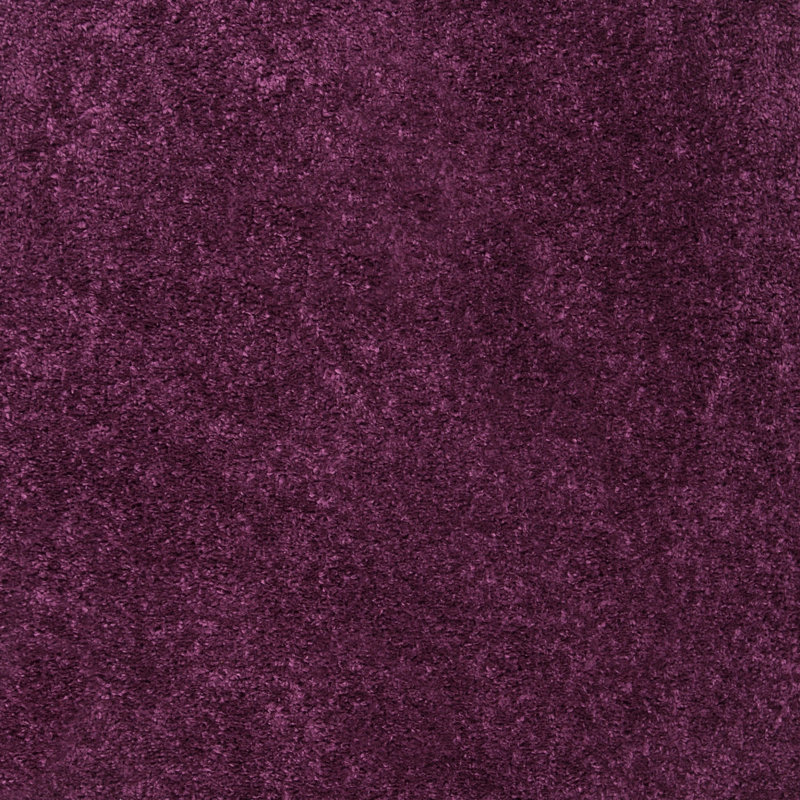 Brittney Performance solid color shag rug, Rond 6 pi 7 po, Purple
