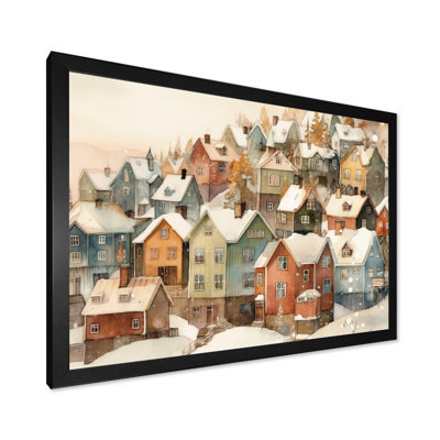 Winter Village III - reproduction sur toile
