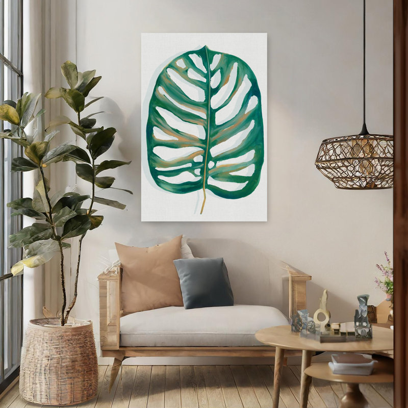 Art moderne tropical tropique I, H 48 po x l 32 po