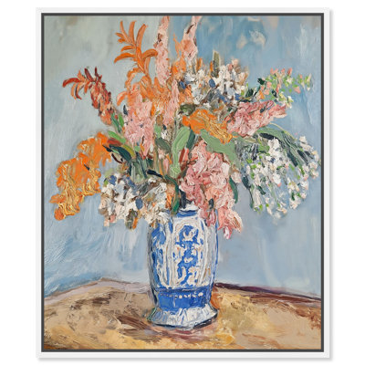 Saltmore Vase II Canvas Floral & Botanical Print by Oliver Gal, Black Frame, 16 x 20