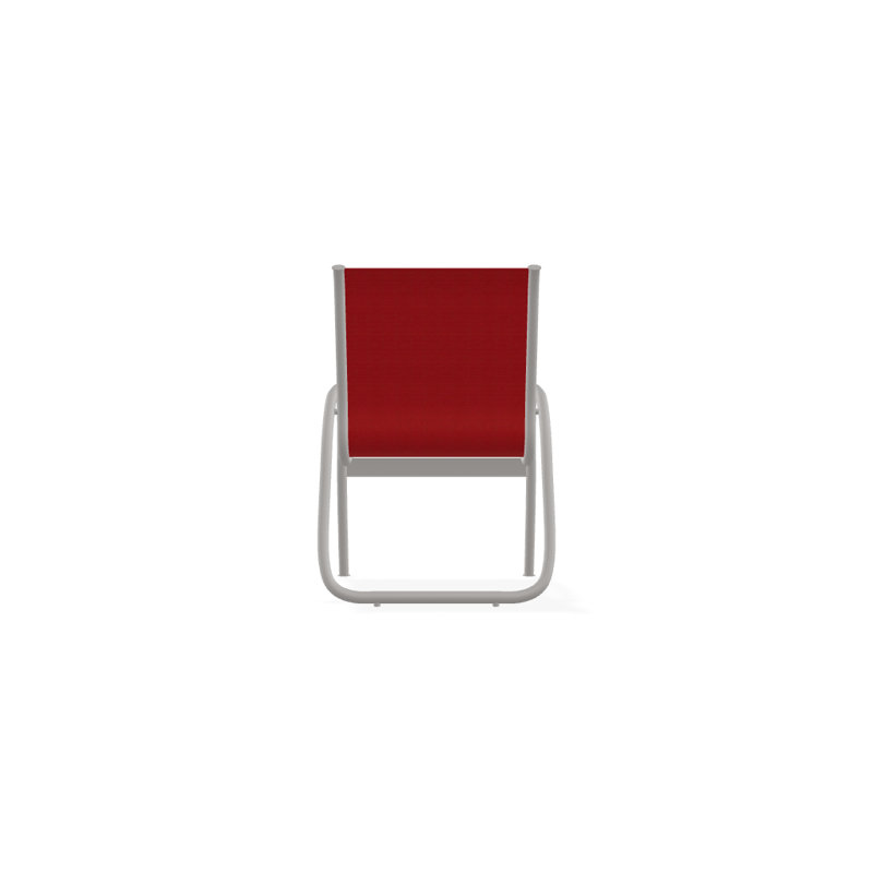 Fauteuil de patio Gardenella, Rouge 1D Sunbrella®, Gris chaleureux texturé