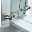 Armoire à pharmacie avec porte miroir et tablettes réglables en verre Adelita-593304792-653474486