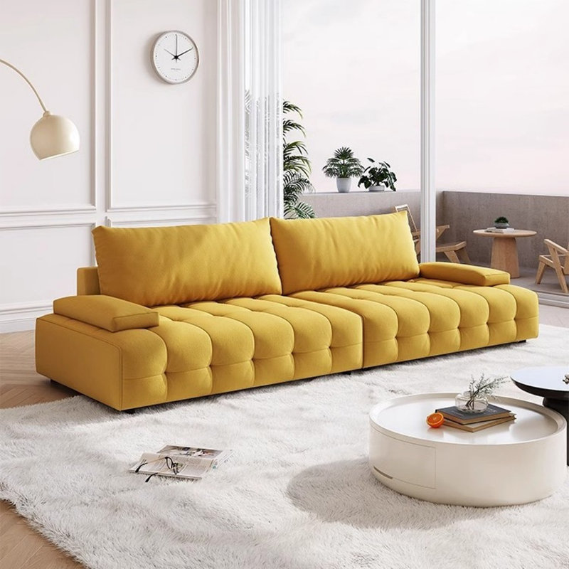 Canapé moderne de style simple, Jaune