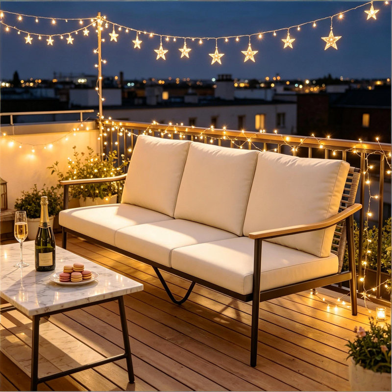 Canapé d'extérieur 3 places Chic Wicker