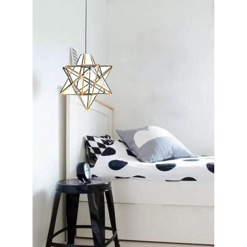 20cm H Glass Novelty Pendant Shade ( Screw On ), Gold