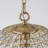 1-light Oval Crystal Globe Pendant-1681280056