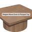 Table basse carrée en bois-780527534