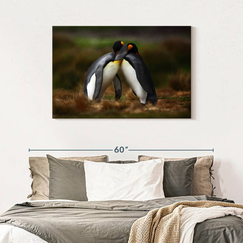 Brampt Penguin Love, 30" H x 45" W