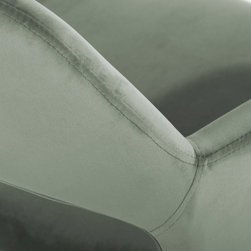 Chaise de bureau Requita, Vert olive