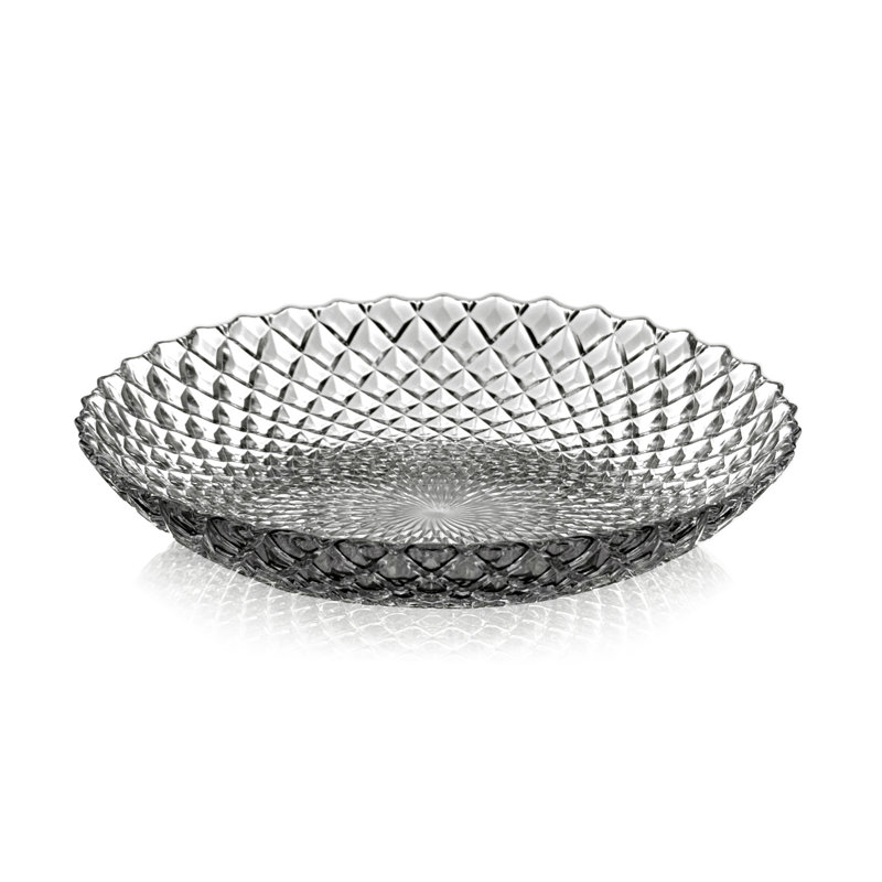 Assiette à soupe en verre Lytia