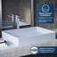 Lavabo de salle de bain rectangulaire 23-5 / 8 po x 17-3 / 4 po Karran Sternhagen SQS500-102145194