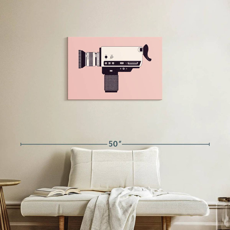 Senne Super 8 Camera, 20" H x 30" W