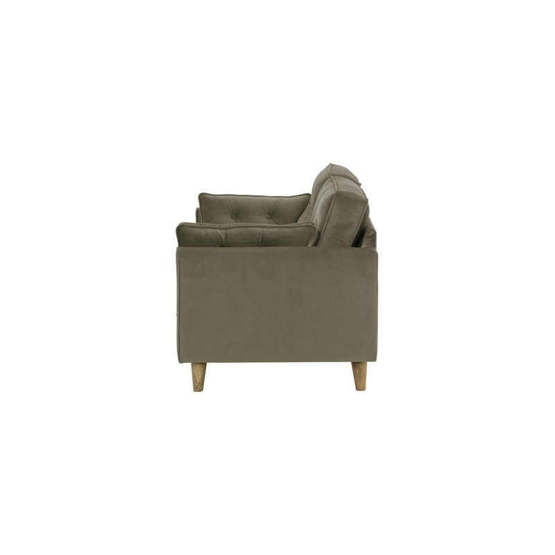 Jett 3 Seater Sofa, Olive Green
