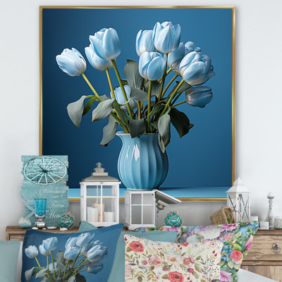 Bleu azur tulipes bleues II