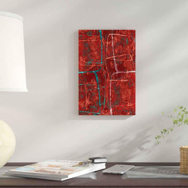 « pression », reproduction sur toile, H 18 po x l 12 po x P 1,5 po, Toile tendue, Pas de tapis