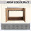 Meuble-lavabo mural 60 po avec lavabo et armoire latérale 60 po-1364819906