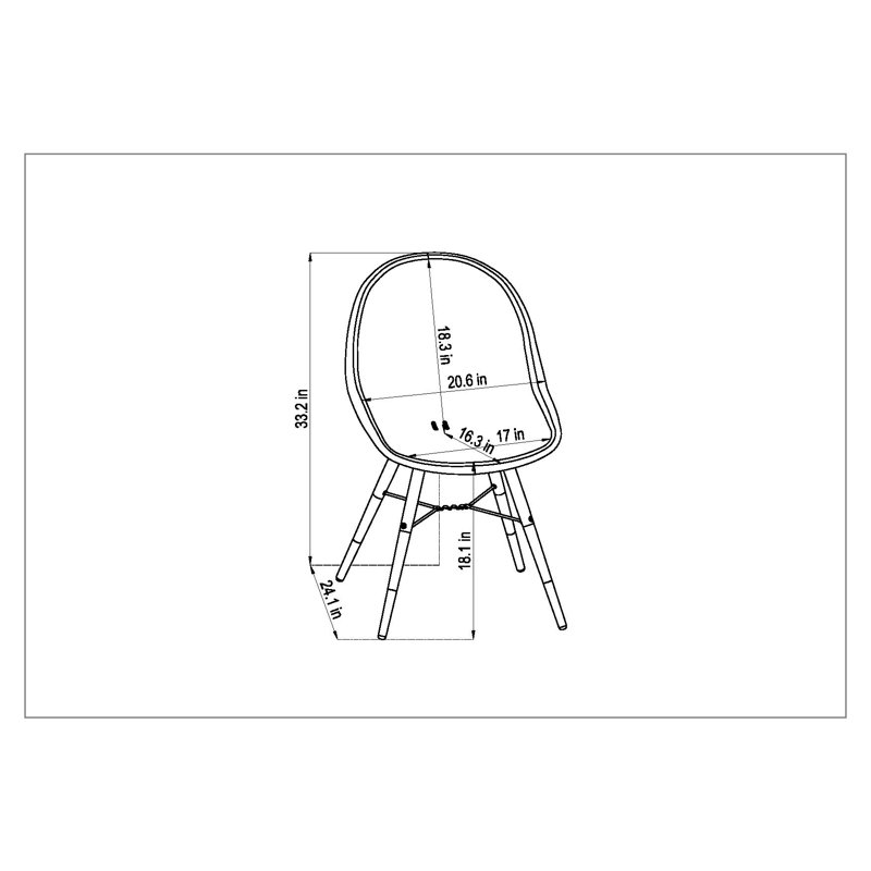 Chaise de patio en teck Alyisa, Teck clair