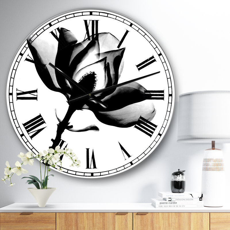 Horloge murale Magnolia, Surdimensionné