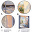 «Bathroom Serenity II» - Art mural en métal pour salle de bain-101154967