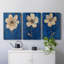 Floral Study Series XXVI - Ensemble de toiles tendues avec châssis Premium - Prêt à être accroché-102398875