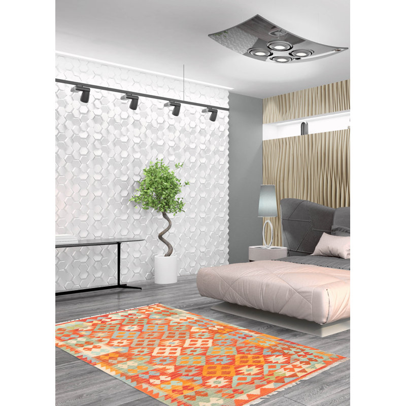 Tapis rectangulaire en laine 3 pi x 5 pi 1 po Promila