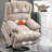 Large Size Chenille Power Lift Recliner Chair-1416607033