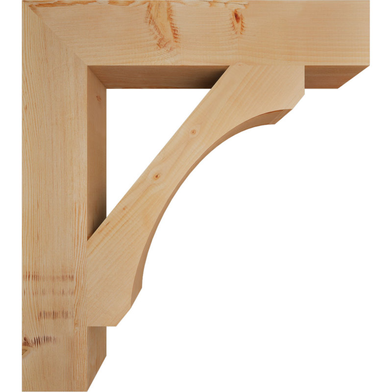 Support l 5 pi x P 32 po x H 36 po Leg Douglas, Sapin de Douglas, Lisse, H 36 po x l 5,5 po x P 32 po