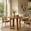with Solid Wood Base Dining Table