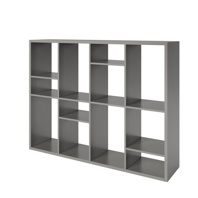Elvia 147cm H Standard Bookcase, Black